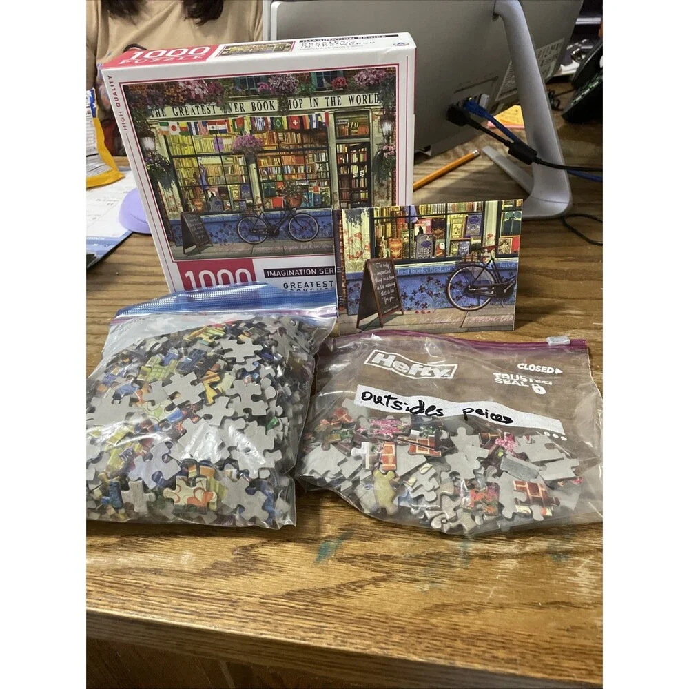 Imagination Series: Toy Shop Front 1000 Piece Jigsaw Puzzle Used